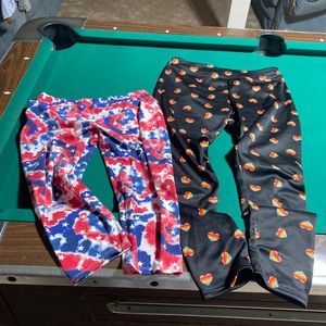 Printed lounge pants.  Both size L.  Will bundle anything.